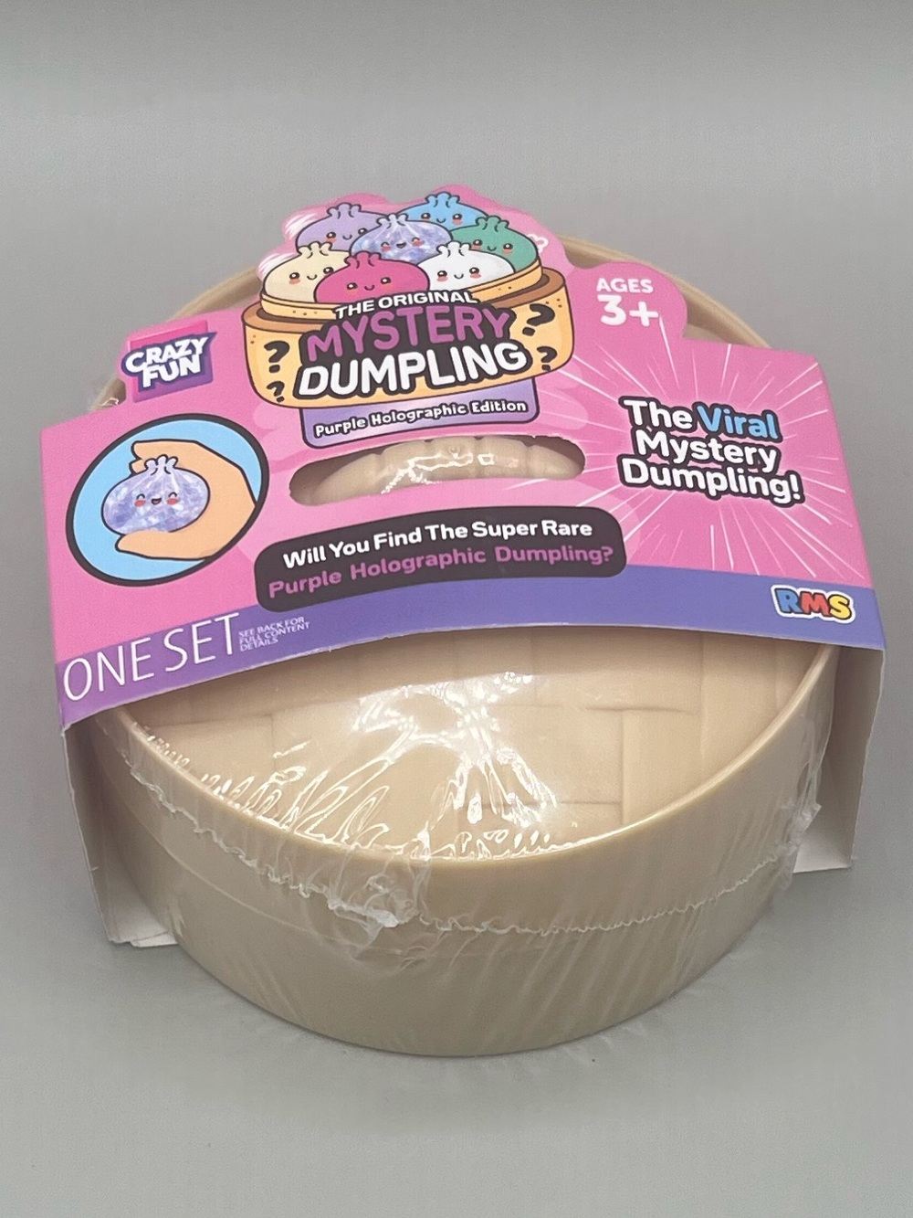 New RMS Purple Holographic Edition Dumpling Bun 💜🩷 VIRAL Crazy Fun Squishy